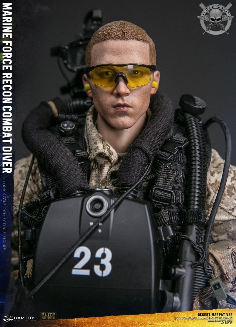 DAMTOYS 1/6可動Figure Force Recon Combat Diver 砂漠迷彩Ver. | DAMTOYS 1/6可動フィギュア  マリンフォース・リーコン コンバットダイバー 砂漠迷彩Ver. | Figures | 可動 Figures | 6970569627847