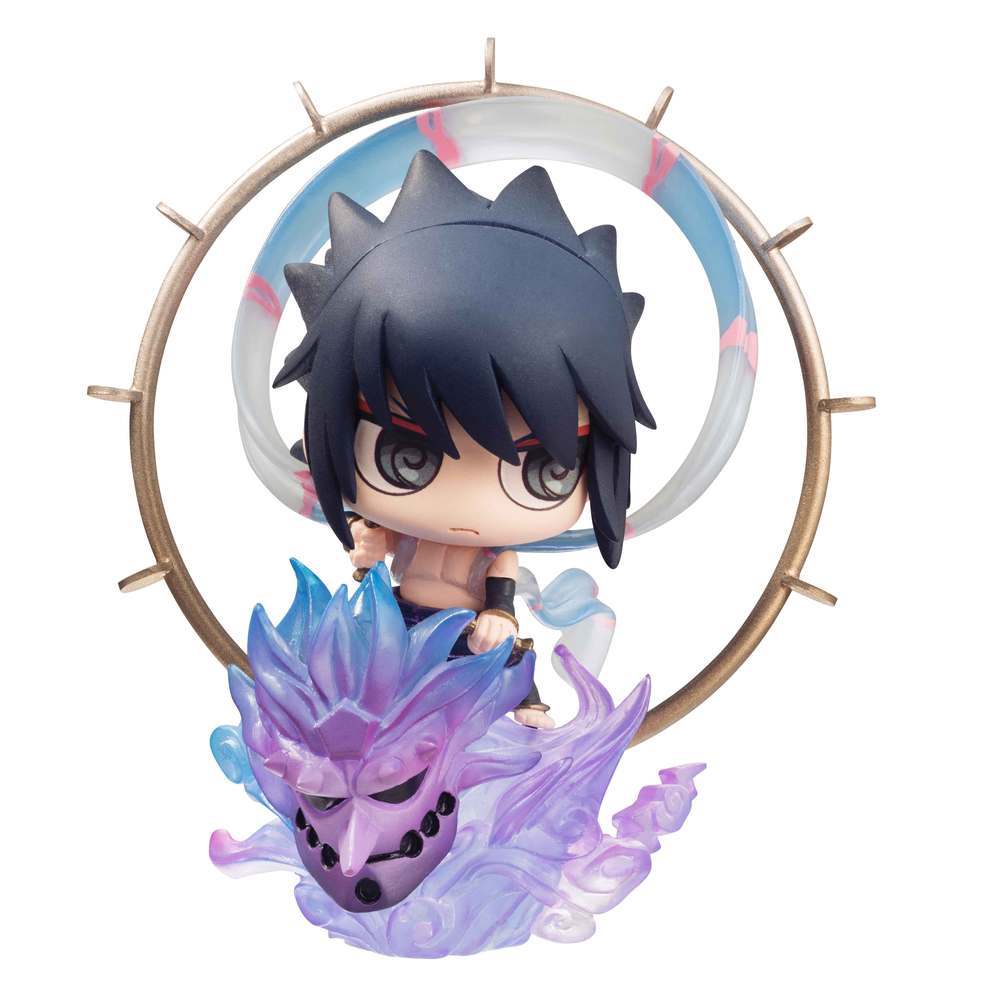 Petit Chara Land 火影忍者疾風傳 風神漩渦鳴門 雷神宇智波佐助 Set ぷちきゃらランド Naruto ナルト 疾風伝 風神 うずまきナルト 雷神うちはサスケ セット 動漫產品 食玩及盒蛋