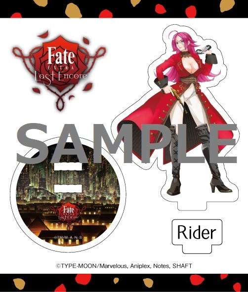 Fate Extra Last Encore 亞加力膠figure Rider Fate Extra Last Encore アクリルフィギュアライダー 動漫產品 插畫及色紙