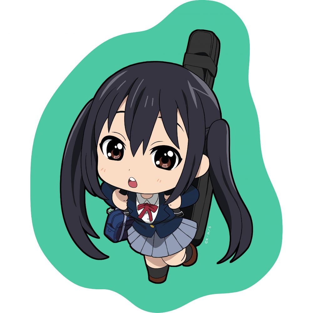 K-On ! 原畫 Die-cut 披肩 梓 | けいおん! 描き起こし ダイカット