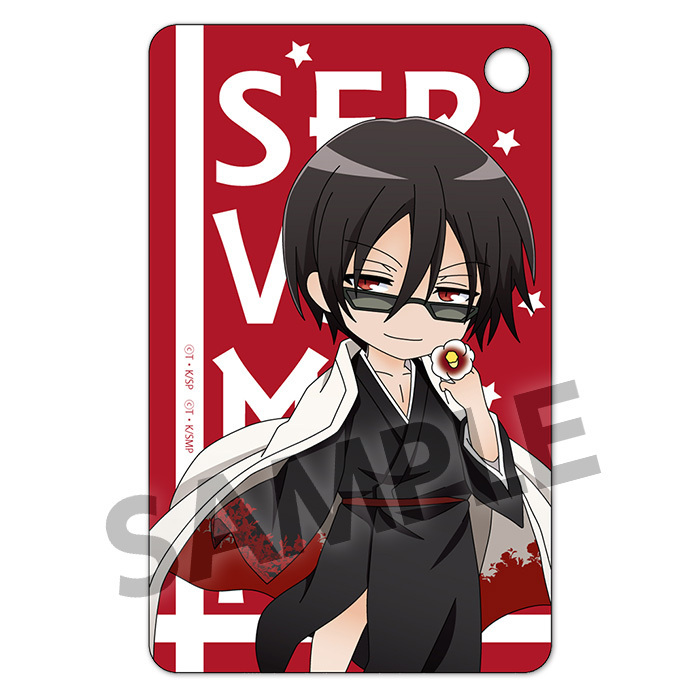 Pikuriru 劇場版servamp 吸血鬼僕人 Alice In The Garden 證件套椿 1盒2件 ぴくりる 劇場版servamp サーヴァンプ Alice In The Garden パスケース椿 動漫產品 卡片及電話配件