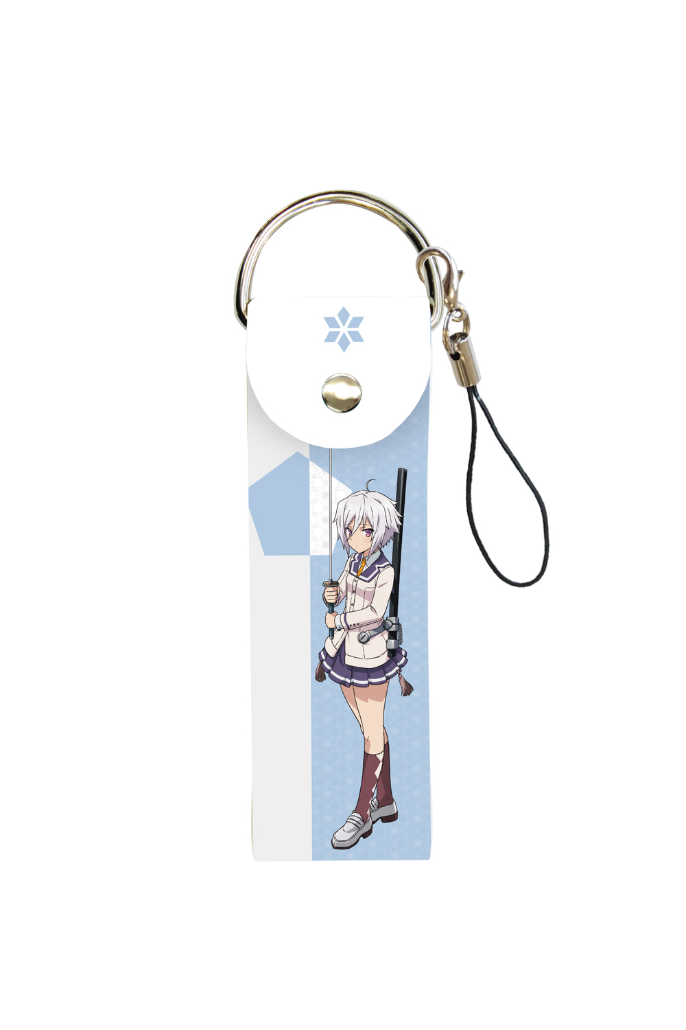 大型皮製掛飾刀使之巫女04 系見沙耶香 ビッグレザーストラップ刀使ノ巫女04 糸見沙耶香 動漫產品 匙扣及掛繩