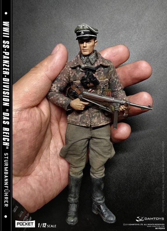 DAMTOYS PES003 1/12 POCKET ELITE SERIES WWII 第2SS裝甲師團 Das Reich 少佐 | DAMTOYS  PES003 1/12 ポケットエリートシリーズ WWII 第2SS装甲師団 ダス・ライヒ 少佐 | Figures | 可動 Figures |  6970569626857