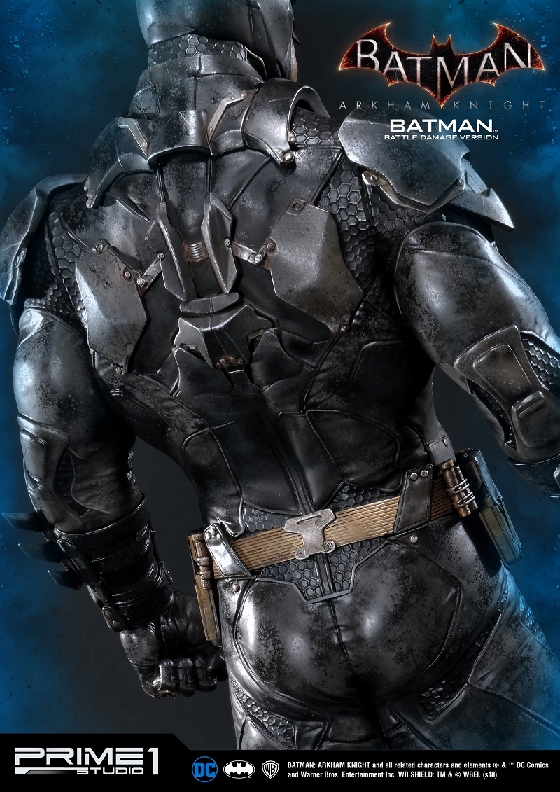 Museum Masterline 蝙蝠俠 Arkham Knight Batman Statue Battle Damage Ver