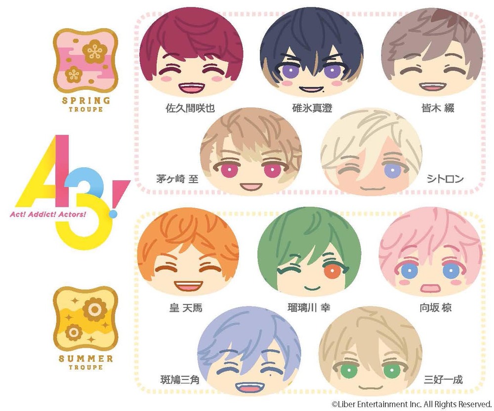 A3 Omanjyu Niginugi吉祥物2 春夏collection A3 おまんじゅうにぎにぎマスコット2 春夏これくしょん 動漫產品 食玩及盒蛋 匙扣及掛繩