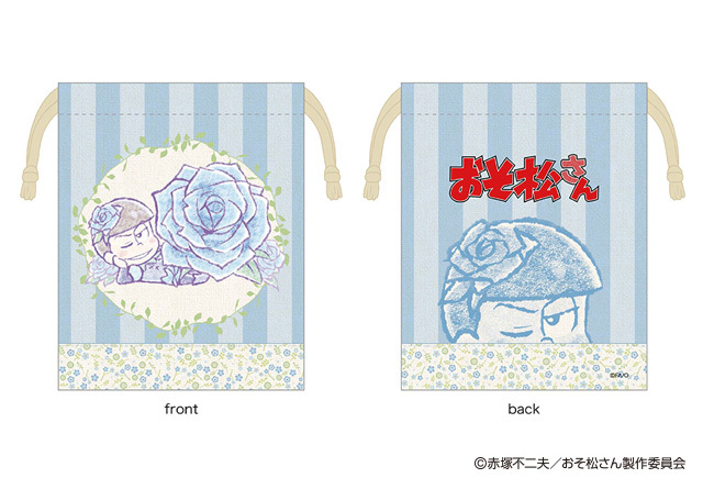 小松先生ruccolle 花之禮物 巾着空松 1盒2件 おそ松さんるっこれ 花のおくりもの 巾着カラ松 動漫產品 袋及飾物
