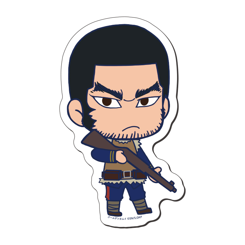 黃金神威die Cut 磁石貼07 谷垣源次郎 1盒3件 ゴールデンカムイダイカットマグネット07 谷垣源次郎 動漫產品 插畫及色紙