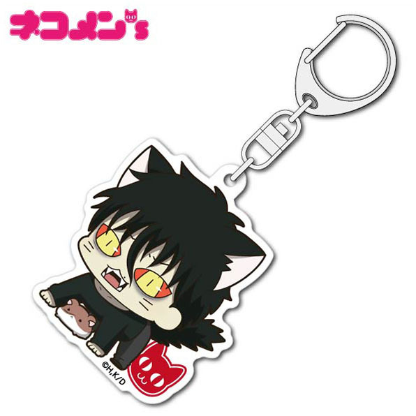 惡魔戰線 Nekomens 亞加力膠匙扣 安齊結貴 デビルズライン ネコメンズアクリルキーホルダー 安斎結貴 動漫產品 匙扣及掛繩