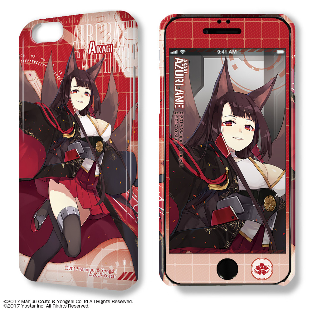 Dezajacket 碧藍航線 Iphone6plus 6spluscase 保護貼 Ver 2 設計03 赤城 デザジャケット アズールレーン Iphone6plus 6splusケース 保護シート Ver 2 デザイン03 赤城 動漫產品 卡片及電話配件