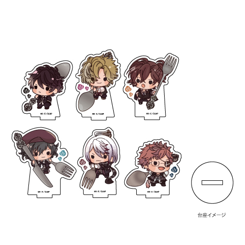 Photo Chara Collection 魔鬼戀人more Blood 02 無神家 月浪家 1盒6件 フォトきゃらコレクションdiabolik Lovers More Blood 02 無神家 月浪家 動漫產品