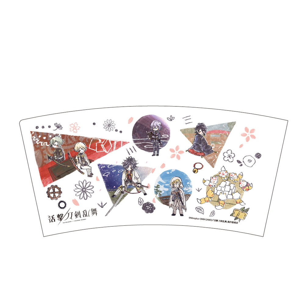 Tumbler 活撃刀劍亂舞02 第一部隊 Graff Art Design タンブラー活撃刀剣乱舞02 第一部隊 グラフアートデザイン 動漫產品 插畫及色紙
