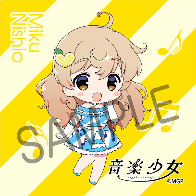 音樂少女墊毛巾西尾未來 1盒3件 音楽少女コースタータオル西尾未来 動漫產品 生活精品 音樂少女墊毛巾西尾未來 1盒3件 音楽少女コースタータオル西尾未来 動漫產品 生活精品