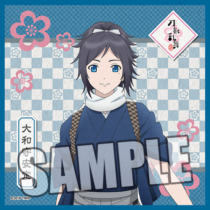 刀劍亂舞 花丸 超細纖維迷你毛巾大和守安定 1盒3件 刀剣乱舞 花丸 マイクロファイバーミニタオル大和守安定 動漫產品 生活精品