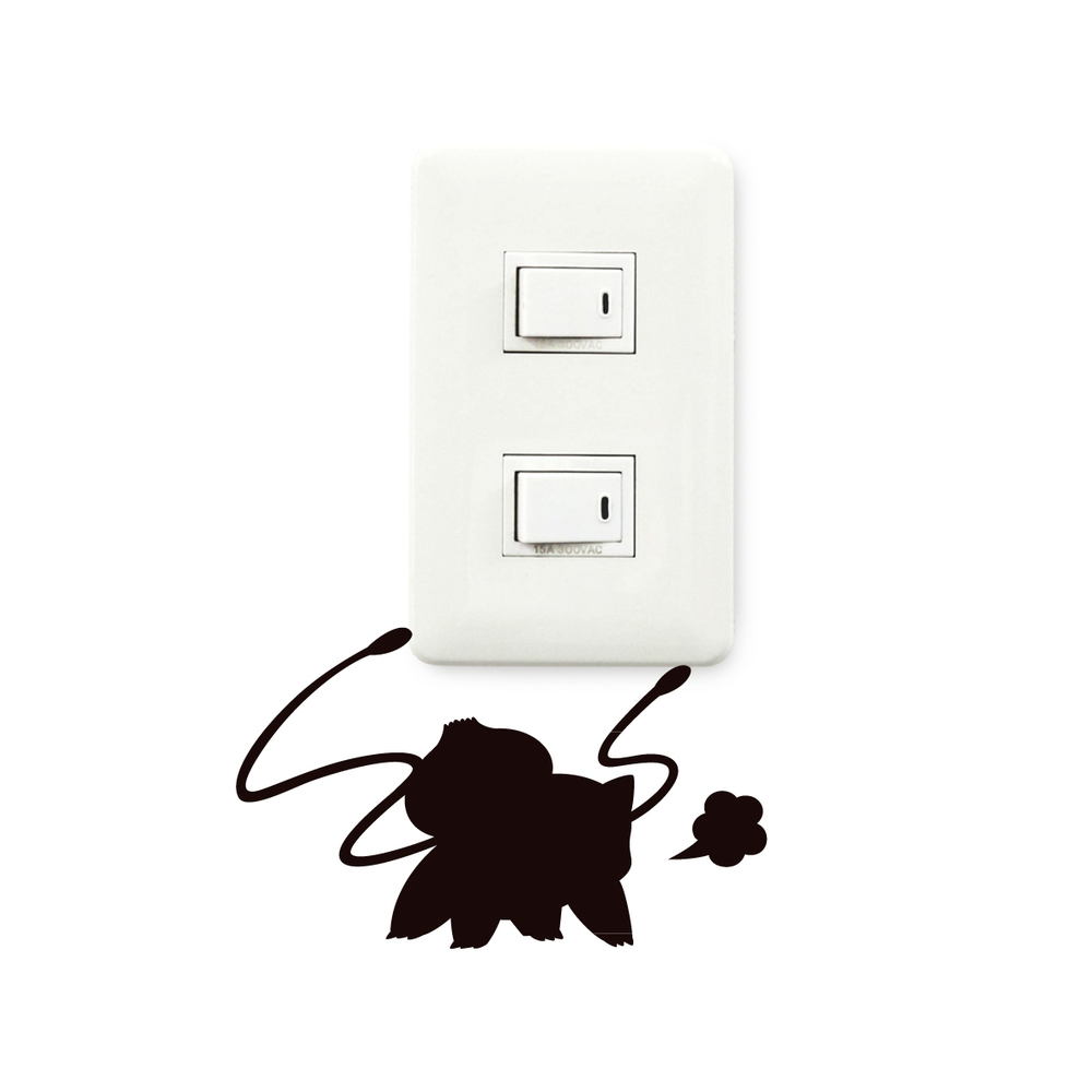 Wall Story 寵物小精靈系列 寵物小精靈 Wall Sticker 奇異種子 Fight ウォールストーリー ポケモンシリーズ ポケモン ウォールステッカー フシギダネ 気合い 動漫產品 生活精品