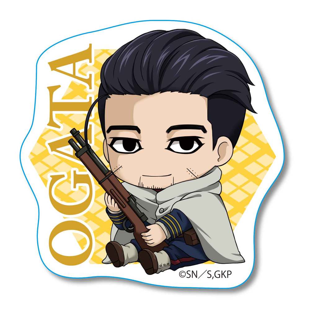 黃金神威gyugyutto 密封尾形百之助 1盒5件 ゴールデンカムイぎゅぎゅっとシール尾形百之助 動漫產品 袋及飾物